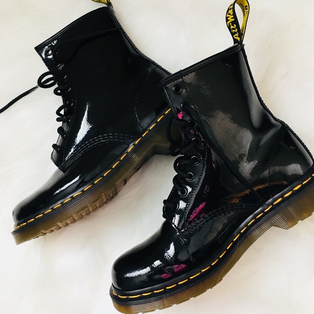 Dr. Marten’s Black Patent Leather Boots